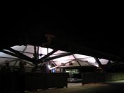 Baggage claim.  This was taken from the street, there are no walls on the building.
