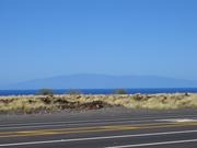 Maui across the ocean, as we start on our daily travels.  The sky was clear, the winds must be blowing the volcanic smog somewhere else.