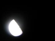 A bad picture of it through a refractor telescope.  I should have brought my camera mount.