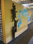 There was a little display talking about how the first people came to Hawaii.
