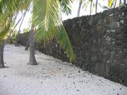 This wall is about 12 feet thick. 