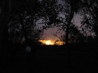 Day 2 - Sunset in a rest area off I-90.
