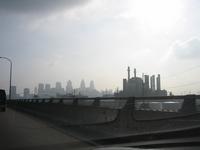 Philadelphia in the mist.