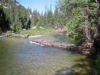 The river is a bit calmer up here.