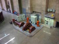 This generator powers the dam
