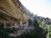 Getting closer, as we walk down into the canyon