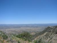 You can see a long way from the mesa top (picture from Geologic Overlook, I think)