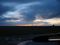 Same sunset, better picture place.  But I was about 5 minutes too late.  Oh well.