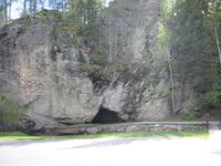 A hole in the wall, at the 