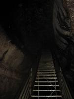 The staircase back to the surface.