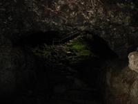 And the actual exit from the cave.