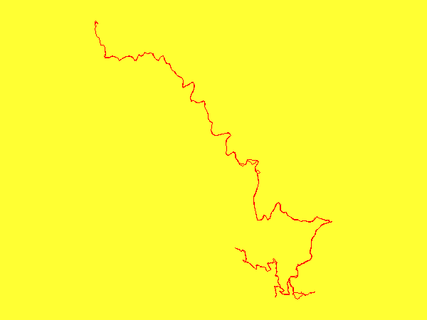 Map of driving for day