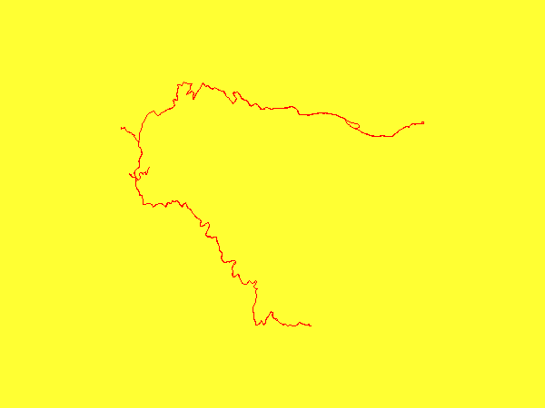 Map of driving for day