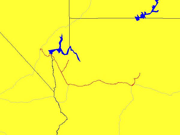 Map of driving for day