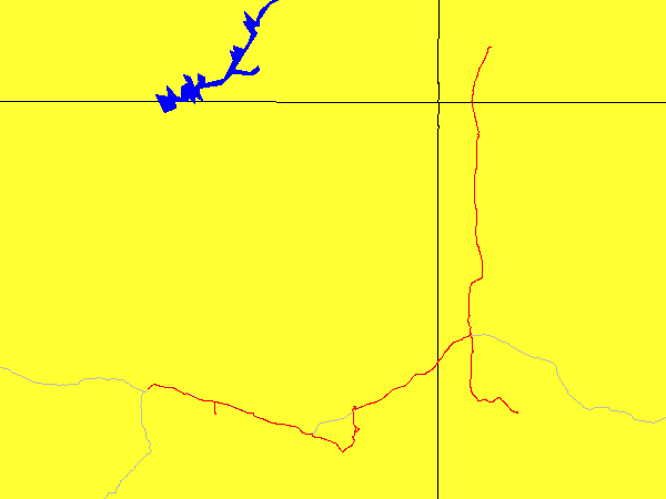 Map of driving for day