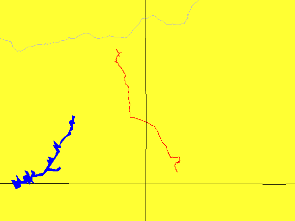 Map of driving for day