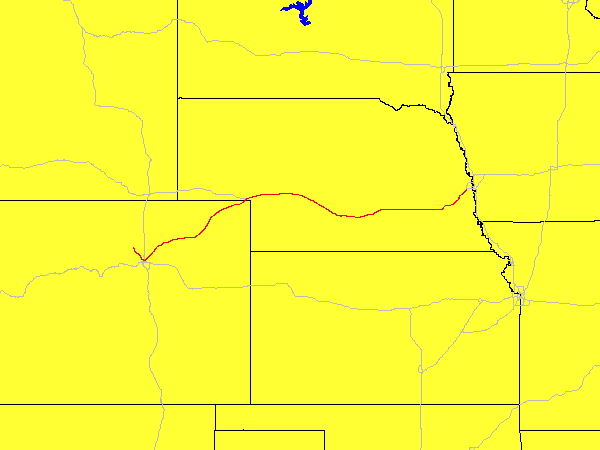 Map of driving for day
