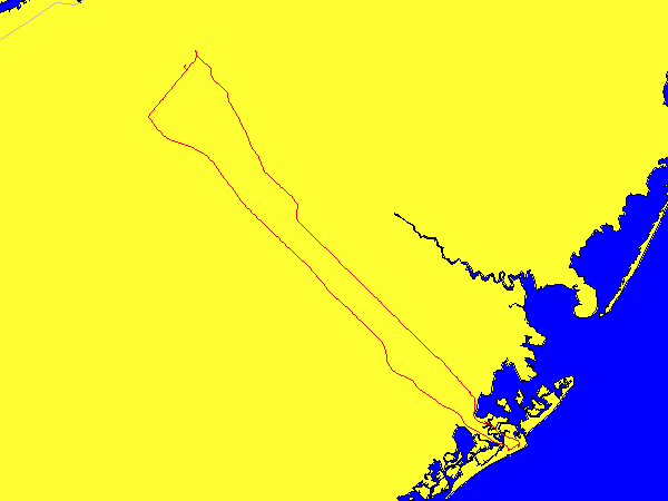Map of driving for day
