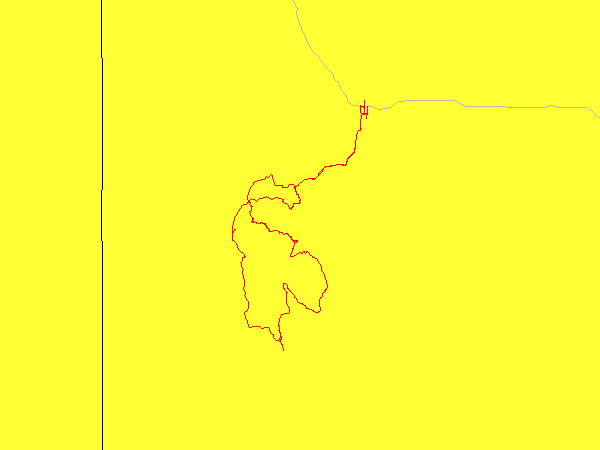Map of driving for day