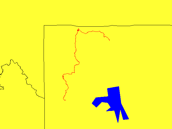 Map of driving for day